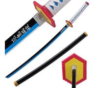 LQZJG Anime Bamboo Sword Cosplay Sword, Tomioka Giyuu Sword Katana 103 cm / 40 Inches