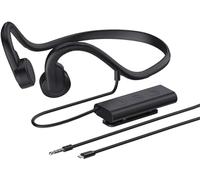 LQZO Wired Bone Conduction Headphones with Microphone, 2023 Open-Ear Bluetooth 5.3 Headphones, with Both 3.5mm/Typec Wires, IP68 Waterproof Earphones for Running Cycling Workouts,3.5mm/Type C