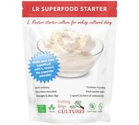 LR SuperFood Starter Culture L. Reuteri ProBiotic As Recommended By Dr William Davis Super Gut, MD Cultured Dairy Low And Slow Yogurt Lactobacillus