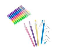 LR Supplies 10 Push Up Pencils Pop Up Pencil with Eraser