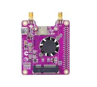 LR1302 LoRaWAN HAT for Raspberry Pi - SX1302 Long Range Module with GPS, RTC & Cooling Fan, Compatible with Raspberry Pi 5/4/3/2/B 868 MHz)
