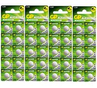 LR44 40-Pack of GP Batteries LR44 Button cell batteries Also known as AG13 / A76 suitable for Toys Calculators/Tv Remotes/Watches etc