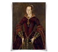Lrajan&Daucus British Monarchs Portrait Collection - King and Queen of Great Britain Fabric Poster, A3 Premium Wall Art for Royal History & Home Decor (#22 Lady Jane Grey)