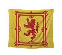 Lrajan&Daucus Medieval Coat of Arms Tapestry Wall Hanging Decor - 100cm x 125cm Thick Polyester Fiber for Bedroom, Living Room, Dorm (Kingdom of Scotland)