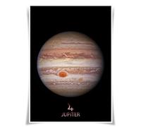 Lrajan&Daucus Solar System Explorer Posters - Vibrant Planet & Sun A3 Fabric Prints, Space Wall Art for Home & Classroom (Jupiter)