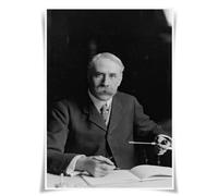Lrajan&Daucus Top 100 Classical Composers Portrait Posters - A3 Premium Fabric Prints for Music Lovers, Educators & Home Studio Decor (28 Edward Elgar)