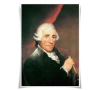 Lrajan&Daucus Top 100 Classical Composers Portrait Posters - A3 Premium Fabric Prints for Music Lovers, Educators & Home Studio Decor (09 Joseph Haydn)