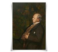 Lrajan&Daucus Top 100 Literary Figures Portrait Poster - Globally Famous Writer A3 Fabric Prints Wall Art Decor (#38 Henry James)