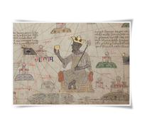 Lrajan&Daucus World-Famous Ancient Rulers Portrait Poster Collection - A3 Premium Prints for History Buffs, Classroom & Home Decor (Musa I of Mali)