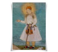 Lrajan&Daucus World-Famous Ancient Rulers Portrait Poster Collection - A3 Premium Prints for History Buffs, Classroom & Home Decor (Akbar)