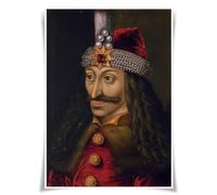 Lrajan&Daucus World-Famous Ancient Rulers Portrait Poster Collection - A3 Premium Prints for History Buffs, Classroom & Home Decor (Vlad the Impaler)