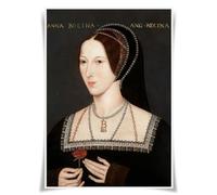 Lrajan&Daucus World-Famous Ancient Rulers Portrait Poster Collection - A3 Premium Prints for History Buffs, Classroom & Home Decor (Anne Boleyn)