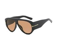 LRANOLWXV Oversized Sunglasses Women UV400 Protection Pilot Thick Temples Sun Glasses Ladies Luxury Sunnies Outdoor Travel Street