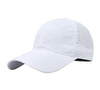 Lrastok Men Quick Dry Baseball Cap Adjustable Laser Cut Mesh Hat Curved Brim Snapback Hats
