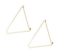 LRBBH Shelf Brackets 2Pcs Metal Wall Bracket for Storage and Display, Wall Mounted Shelv Support Brackets for Small to Medium Shelves Save Space/Golden / 150mm