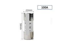 LREDONM RO17 22 * 58MM Fuse And Base NRT28-125 1P 2P 80A 100A 125A Rail Type Ceramic Fuse RT29 RT29-125(RT29-125 100A,1pc)