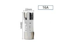 LREDONM RO17 22 * 58MM Fuse And Base NRT28-125 1P 2P 80A 100A 125A Rail Type Ceramic Fuse RT29 RT29-125(RT29-125 16A,1pc)