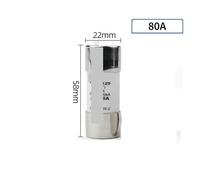 LREDONM RO17 22 * 58MM Fuse And Base NRT28-125 1P 2P 80A 100A 125A Rail Type Ceramic Fuse RT29 RT29-125(RT29-125 80A,1pc)