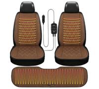 LRF-yxkj Universal warmth Car Seat Cushion Winter Car Seat Cover for Comes with snow shovel The best gift for driver friends in winter,brown-threepiece