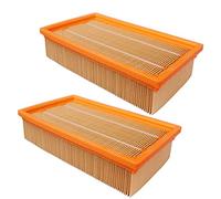 LRFDRESS Flat Pleated Air Filter Lamellar Filter Compatible with Karcher NT25/1 NT35/1 NT45/1 NT55/1 NT361 ECO NT561 ECO NT611 6.904-283.0, 69042830 (240 x 140 x 56 mm)