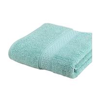 LRFVADW Bath Towel 100% Cotton Bath Towel Absorbent Solid Color Soft Affinity Wash Face Hand Shower Bathroom(Green)