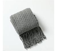 LRFVADW Blanket European Nordic Knitted Throw Thread Blanket On The Bed Sofa Plaid Travel TV Nap Blankets Soft Towel(B,127x152cm)