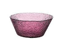 LRFVADW Bowls Transparent Salad Bowl Irregular Bevel Glass Household Single high-Value Tableware Dessert(2)