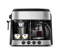 LRFVADW Coffee Machines Coffee Machine Maker Fully Automatic Type Milk Frother Multifunctional Three In One For Home And Office(Schwarz,US)