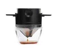 LRFVADW Coffee Machines Mini Pour Over Coffee Dripper Reusable Foldable Drip Filter Portable Paperless Maker for Office Home Travel Camp