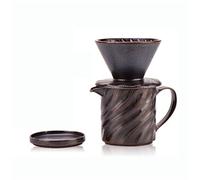 LRFVADW Coffee Pot Espresso Machine Ceramic Coffee Drip Pot Heat Resistant Funnel Filter