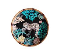 LRFVADW Dinner Plates Creative Ceramic Plate Painting Fruit Salad Dish Living Room Double Ear Kitchen