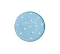 LRFVADW Dinner Plates Solid Round Ceramic Plate Hand Painting Dot Porcelain Dinner Steak Pasta Tray Fruit Salad Dessert Dishes Tableware(1)