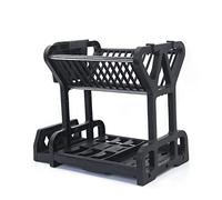 LRFVADW Dish Rack Over The Sink Dish Drying Rack, Width Adjustable Tier for Kitchen Counter Utensil Organizer and Storage