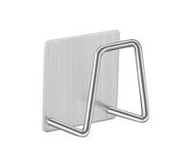 LRFVADW Dish Rack Stainless Steel Sink Sponges Holder Self Adhesive Drain Drying Rack Kitchen Wall Hooks Accessories Storage Organizer