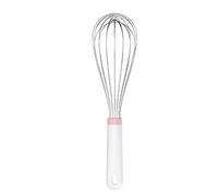 LRFVADW Egg Whisk Hand-held whisk,Suitable for mix the batter, stir in food supplements, whipped eggs, and cream,304 Stainless steel and PP,300 * 76mm