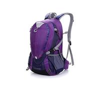 LRFVADW Hiking Backpack Mini Outdoor Backpack， Climbing Backpack Multifunction Waterproof Durable Backpacks， Camping Hiking Sport Bags For Men(Purple)