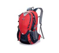 LRFVADW Hiking Backpack Mini Outdoor Backpack， Climbing Backpack Multifunction Waterproof Durable Backpacks， Camping Hiking Sport Bags For Men(Red)