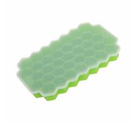 LRFVADW Ice Maker 37 Grids Honeycomb Mini Ice Maker Cube Eco-Friendly Cavity Silicone Tray Mold(Green)