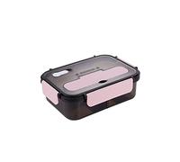 LRFVADW Lunch Box 1pc Lunch Box Kitchen Work Student Travel Microwave Heating Food Container Plastic Storage Snack Boxes(L)
