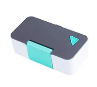 LRFVADW Lunch Box 650ML Creative Phone Stand Lunch Box Microwave Heating Portable Dinner Lunchbox for Kids Picnic Office Workers School(Blue)