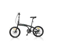 LRFVADW Mens Bikes 20Inch Folding Bicycle 7 Speed High Carbon Steel Shock-absorbing Cycling Road Bike for Adult Male Female Student Outdoor Sports(Schwarz)