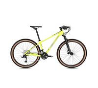 LRFVADW Mens Bikes Mountain Bike Disc Type Brake Student Adult Male Double Aluminum Alloy Do Not Fold Bicycle(Green)