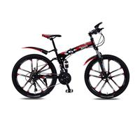 LRFVADW Mens Bikes Show details Professional configuration, one step in place Thick white material high carbon steel frame, strong shock saves physical exertion(Black red,27 Speed)