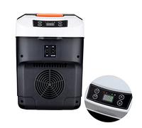 LRFVADW Mini Fridge 10L Home Refrigerator Mini Fridges Freezer Cooler Heater Food Storage Box For Pinic Camping