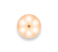 LRFVADW Night Light Motion Sensor LED Night Light USB Rechargeable Under Cabinet Lights Auto On/Off for Bedroom Stairs Wardrobe Closet Wall Lamp(Warm White)