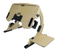 LRFVADW Office Desk Laptop Table, Bed, Elevatable Multi-functional, Lazy Person, Lying On His Back, Supporting The Shelf With A Bracket