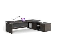 LRFVADW Office Desk Office Boss's Desk President's Manager's Computer And Chair Combination Single Top Shift