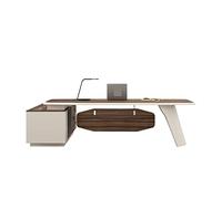 LRFVADW Office Desk Office Furniture, Boss's Table, Large Class, Atmospheric President's, Manager's And Chair Combination