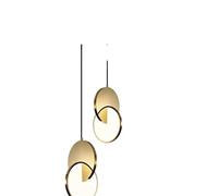 LRFVADW Pendant Light Compound Building Lamp Luxury Crystal Chandelier Simple Atmosphere Villa High-Grade Living Room Main