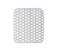 LRFVADW Sink Mat Silicone Sink Protectors Kitchen Mat Drain Pad Foldable Protector Tableware Storage Quick(Gray)